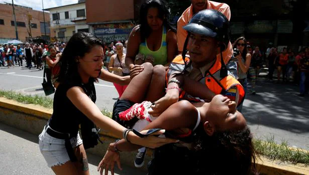 Un altercado en Caracas