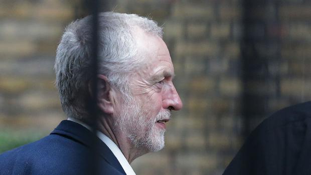 El rechazado líder laborista, Jeremy Corbyn