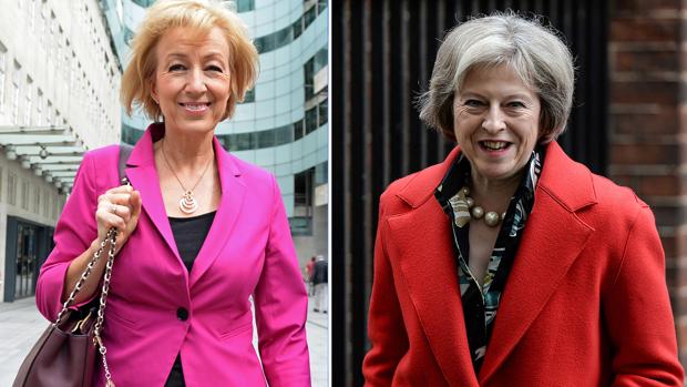Leadsom (izquierda) y May (derecha) serán tras Thatcher la segunda primera ministra del Reino Unido