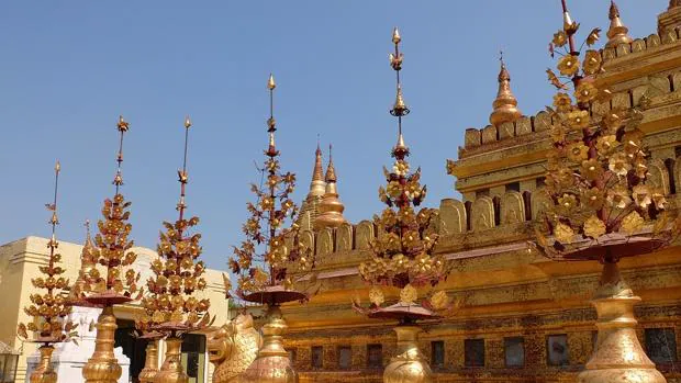 Templo budista en Birmania