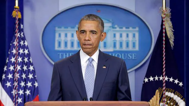 Barack Obama durante su intervención tras el tiroteo en Baton Rouge