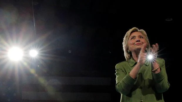 La candidata demócrata a la presidencia de Estados Unidos, Hillary Clinton, en un acto de campaña en Tampa, Florida
