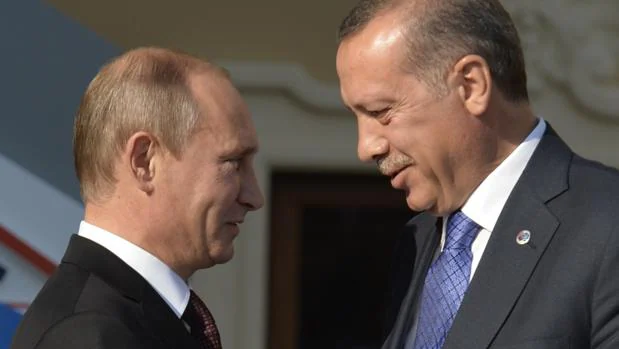Vladimir Putin y Recep Tayyip Erdogan, en una foto de archivo