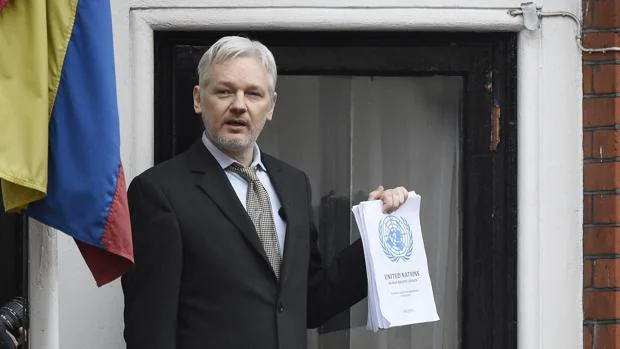 El interrogatorio de Assange se celebrará en la Embajada ecuatoriana en Londres