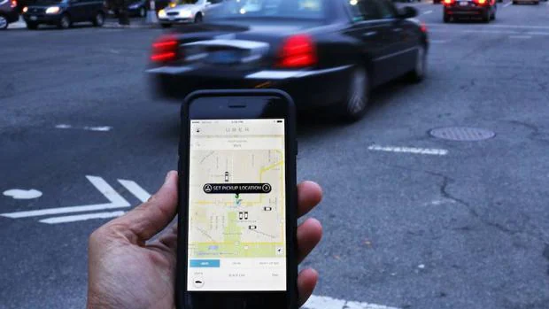 La aplicación de transporte Uber