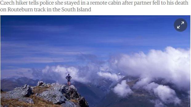 Una checa sobrevive un mes sola en las montañas de Nueva Zelanda después de ver morir a su compañero