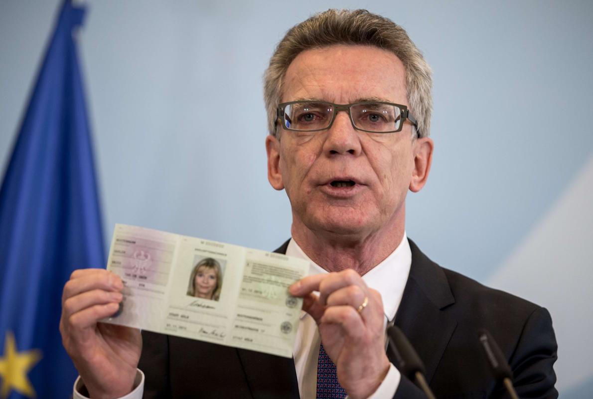 Thomas de Maizière, ministro de Interior alemán