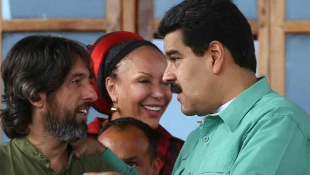 El gaditano Alfredo Serrano Mancilla, con el presidente venezolano, Nicolás Maduro