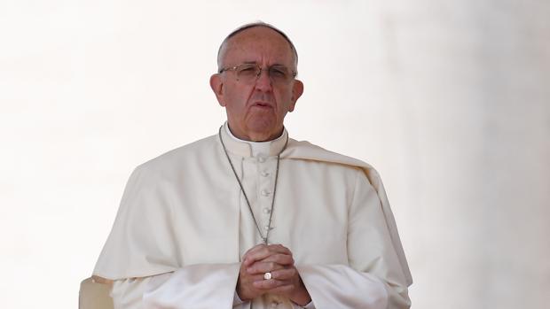 El Papa, durante una audiencia en el Vaticano