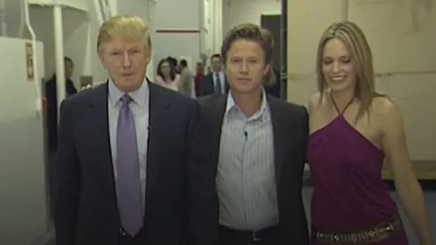 Donald Trump, a la izquierda, en una imagen del vídeo