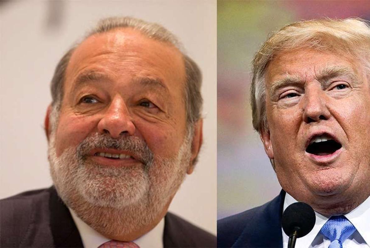 Trump, también en guerra con el empresario Carlos Slim