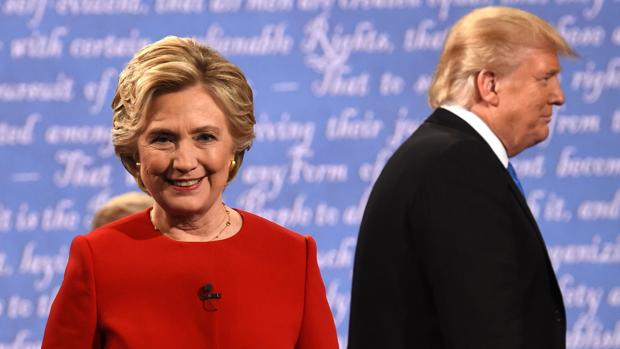 Hillary Clinton y Donald Trump se verán de nuevo las caras. En la imagen, en el primero debate