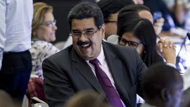 Nicolás Maduro, durante una reunión sobre desarrollo urbano, este lunes en Quito