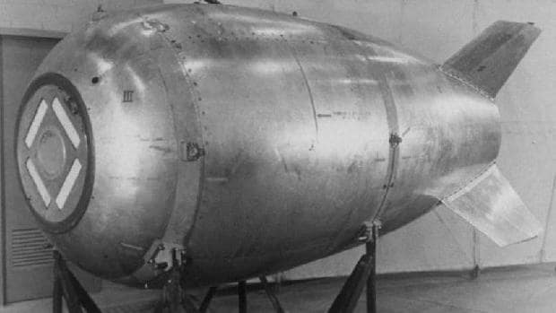 Una bomba nuclear Mark 4 como la perdida por EE.UU. en 1950