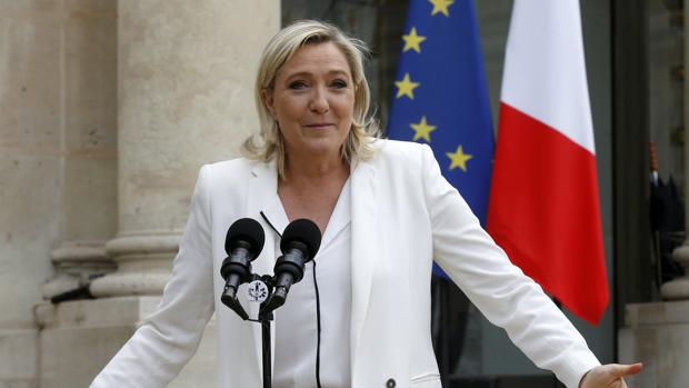 La líder de la extrema derecha francesa, Marine Le Pen