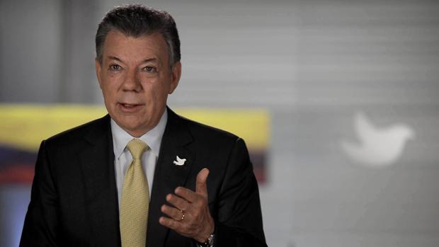 Fotografía cedida por la Presidencia de Colombia, del presidente colombiano, Juan Manuel Santos