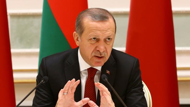 Erdogan, durante una reciente visita a Bielorrusia