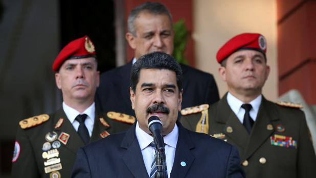 El presidente de Venezuela, Nicolás Maduro, el pasado 16 de noviembre en una reunión de la OPEC en el Palacio Miraflores, en Caracas