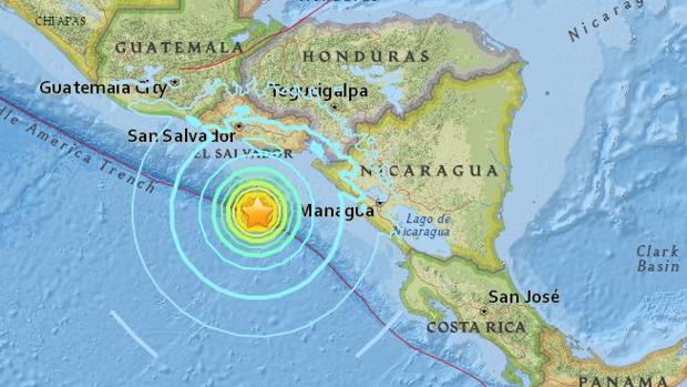 Fin a la alerta de tsunami en Nicaragua tras un terremoto de 7,2