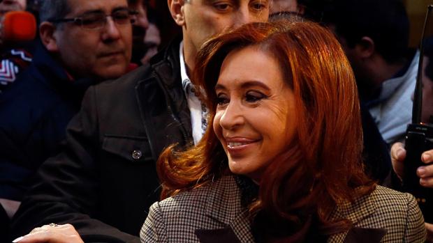 Cristina Fernández, camino del juzgado el pasado mes de julio