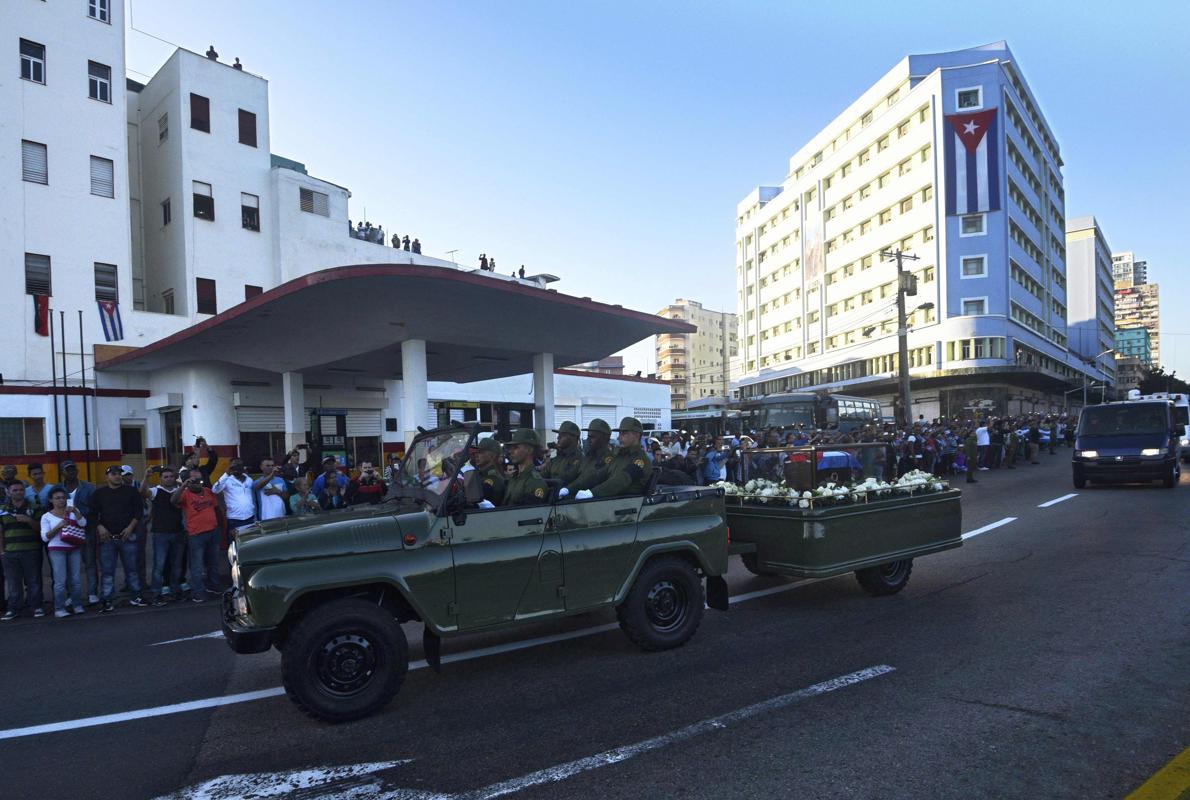 Las cenizas de Castro recorrerán 13 de las 15 provincias que forman la isla