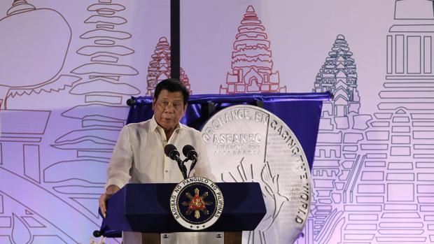 Rodrigo Duterte, en un acto de ASEAN en Davao, Filipinas