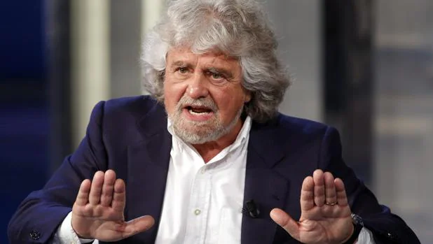 Beppe Grillo, líder el Movimiento 5 Estrellas
