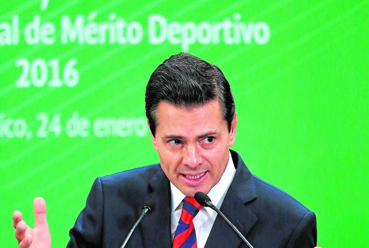 El presidente de México, Enrique Peña Nieto, el pasado martes