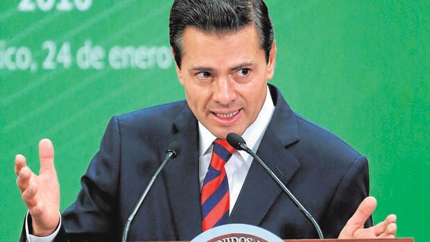 El presidente de México, Enrique Peña Nieto, el pasado martes
