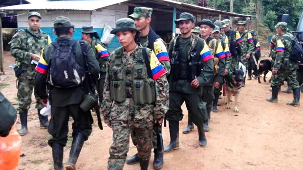 Guerrilleros de las FARC llegan este lunes a Las Carmelitas (departmento Putumayo) para entregar las armas a la ONU