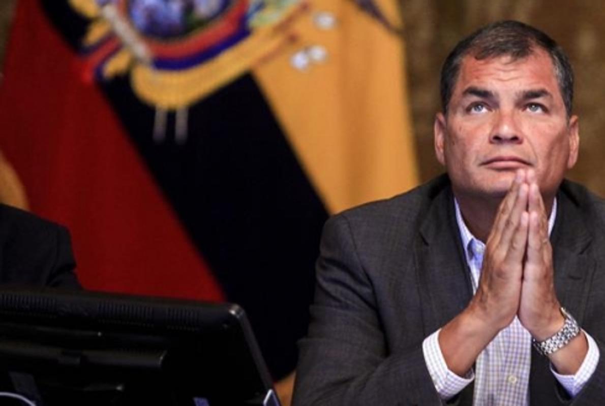 El presidente de Ecuador, Rafael Correa