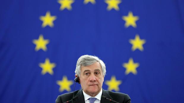 El presidente del Parlamento Europeo, Antonio Tajani