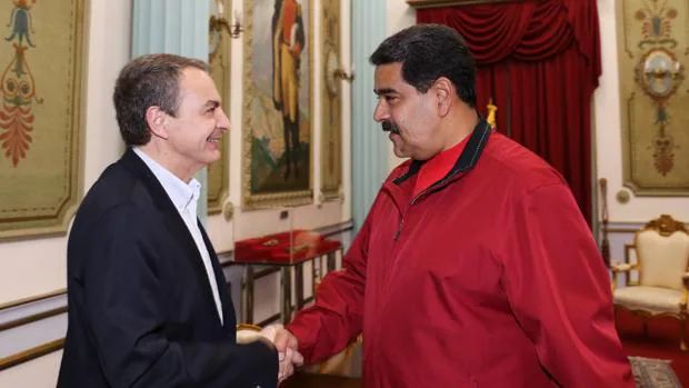 José Luis Rodríguez Zapatero y Nicolás Maduro