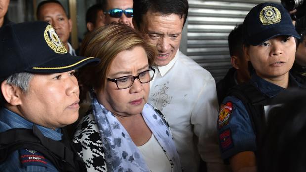 La senadora filipina Leila de Lima