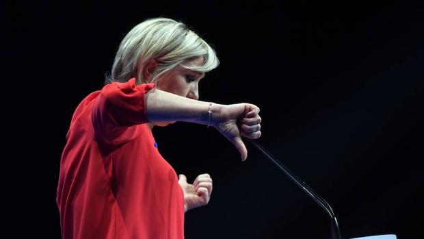 La líder del partido de extrema derecha Frente Nacional, Marine Le Pen