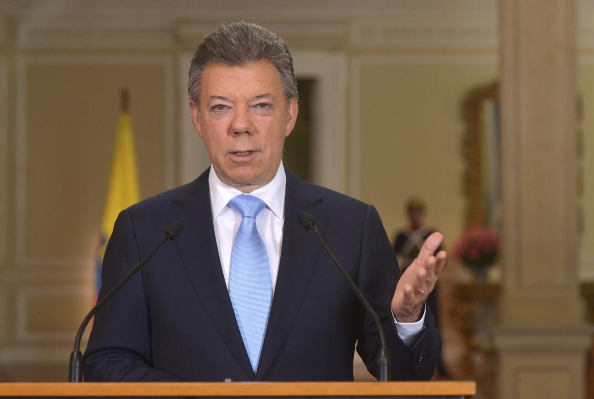 El presidente Juan Manuel Santos, en una imagen de archivo