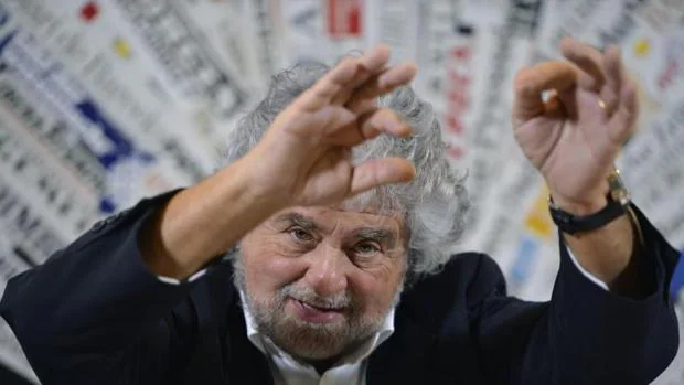 Beppe Grillo, líder del Movimiento 5 Estrellas