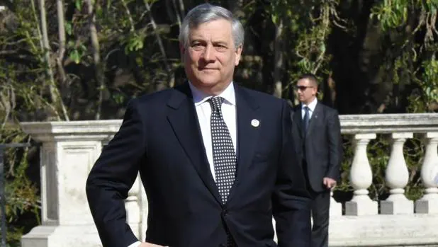 Antonio Tajani, presidente del Parlamento Europeo, este sábado en Roma