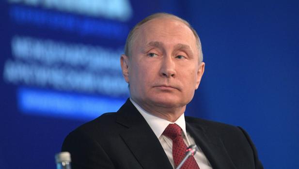 El presidente ruso, Vladímir Putin, durante el Foro internacional sobre el Ártico en Arcángel, Rusia,