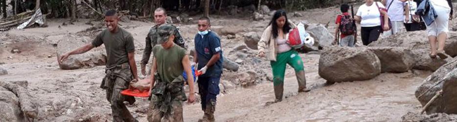 Rescate de víctimas en Mocoa