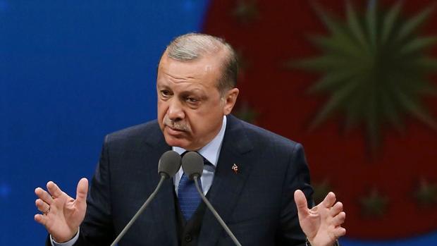 Erdogan, en un reciente acto en Ankara