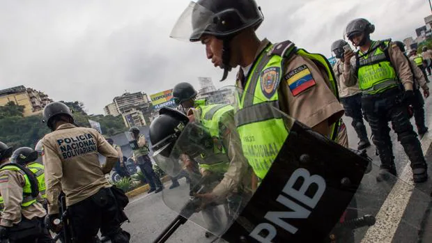 Imagen de las protestas en Venezuela
