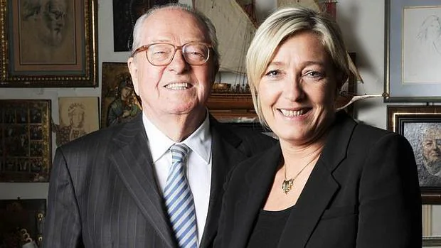 Le Pen, padre e hija