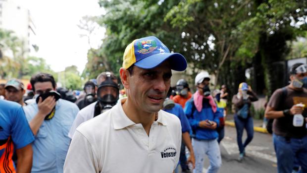 El líder opositor Henrique Capriles