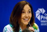 Mariela Castro, hija del presidente cubano, durante una rueda de prensa este miércoles en La Habana