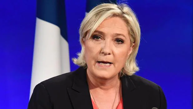 Marine Le Pen tras conocer los resultados