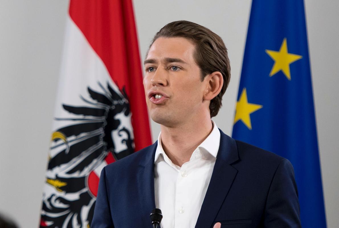 El recién elegido líder de los conservadores austríacos, Sebastian Kurz