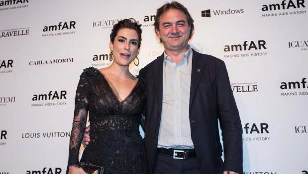 Joesley Batista, junto a su esposa, Ticiana Villas Boase, en una gala en Sao Paulo en 2014