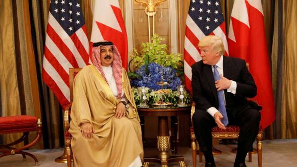 Donald Trump durante su reciente visita a Arabia Saudí