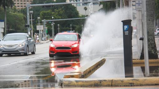 Las inundaciones en Miami son ya frecuentes